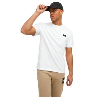 tee-shirt à manches courtes homme jcoclassic waffle badge tee ss noos