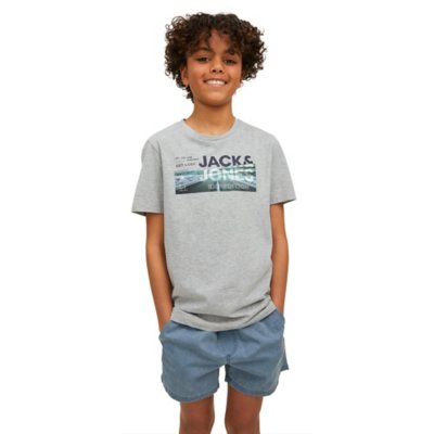 tee-shirt à manches courtes garçon jcobooster crew neck apr 22