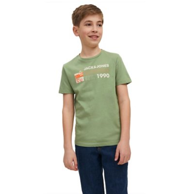 tee-shirt à manches courtes garçon jcobooster crew neck apr 22