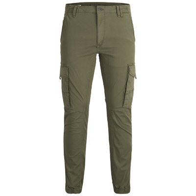 Pantalon Cargo Homme JJIPAUL JJFLAKE AKM 542 OLIVE NIGHT JACK