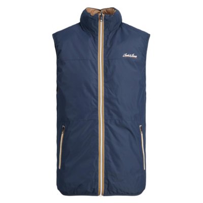 blouson sans manche homme jorpaul tons reversible bodywarmer