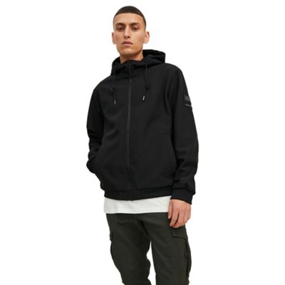 veste à capuche homme jcoclassic waffle jacket noos