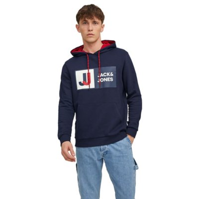 sweatshirt à capuche homme jcologan sn