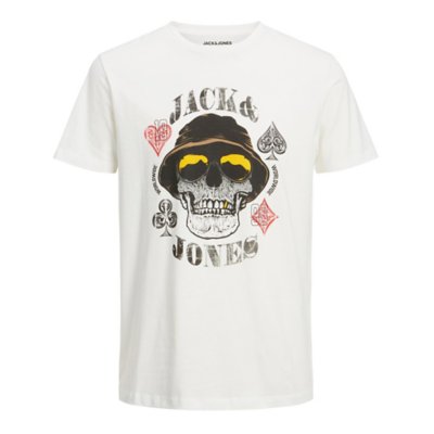 tee-shirt à manches courtes homme jorcaptain ss crew neck sn