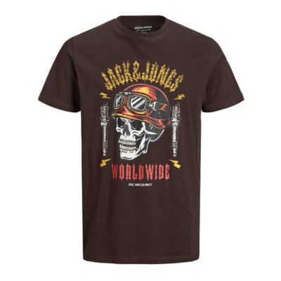 tee-shirt à manches courtes homme jorcaptain ss crew neck sn