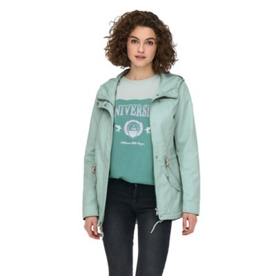 coupe-vent femme onllorca canvas parka