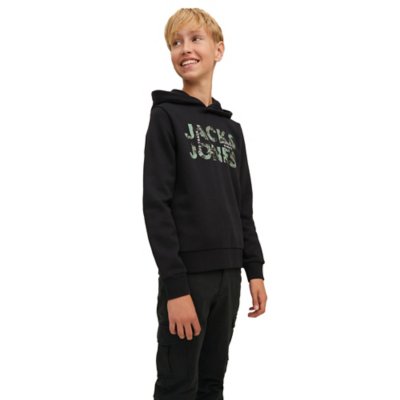 sweatshirt à capuche garçon jcotech logo