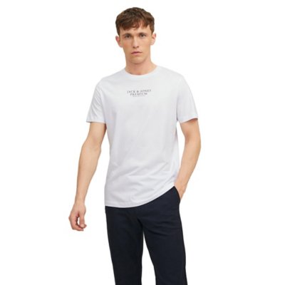 tee-shirt à manches courtes homme jprbluarchie ss crew neck noos