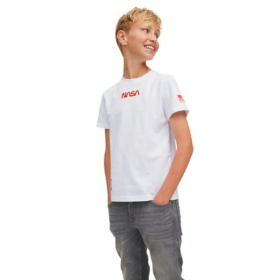 tee-shirt à manches courtes garçon jconasa logo ss crew neck