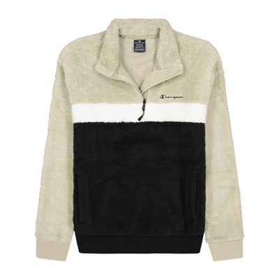 sweatshirt zippé homme half zip top