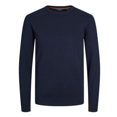 pull homme jprbluscout knit crew neck