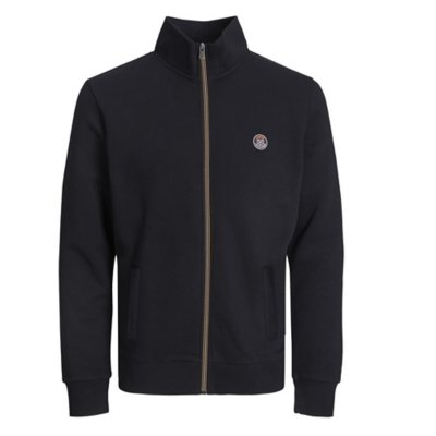 sweatshirt zippé homme jprbluporter turtle zip prau2