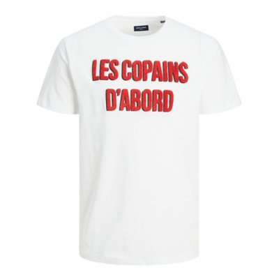 tee-shirt à manches courtes homme jprbludabord ss crew neck prau2