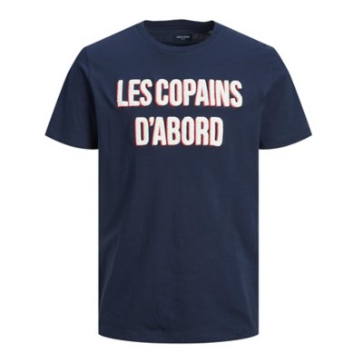 tee-shirt à manches courtes homme jprbludabord ss crew neck prau2