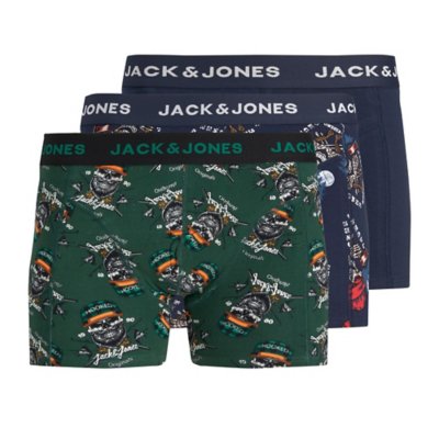 boxer homme jactain skull trunks 3 pack