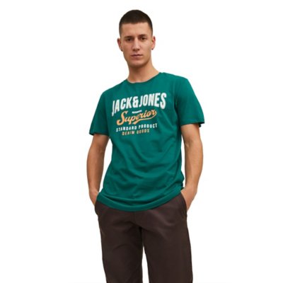 tee-shirt à manches courtes homme jjelogo o-neck 2 col ss23 sn