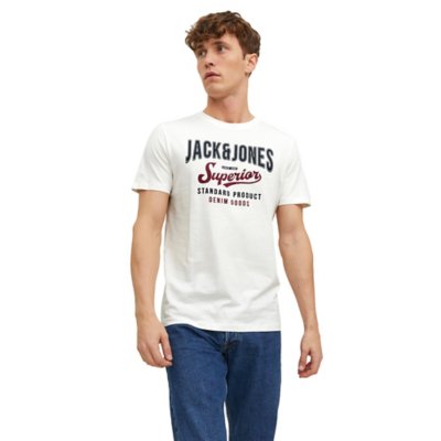 tee-shirt à manches courtes homme jjelogo o-neck 2 col ss23 sn