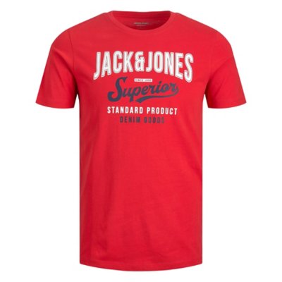 tee-shirt à manches courtes homme jjelogo o-neck 2 col ss23 sn