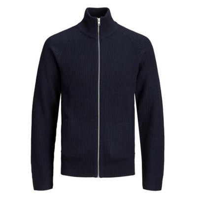 gilet homme jjpannel knit zip pre