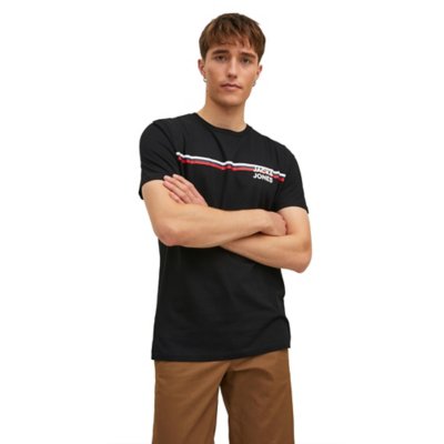 tee-shirt à manches courtes homme jjatlas crew neck