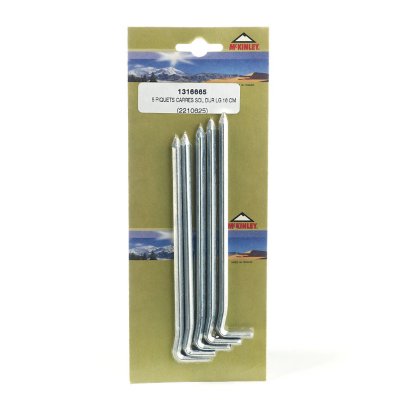 accessoire piquets sol dur 16 cm