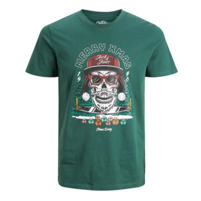 tee-shirt à manches courtes homme jorclaus ss crew neck xmas