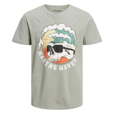 tee-shirt à manches courtes homme jjtidal crew neck