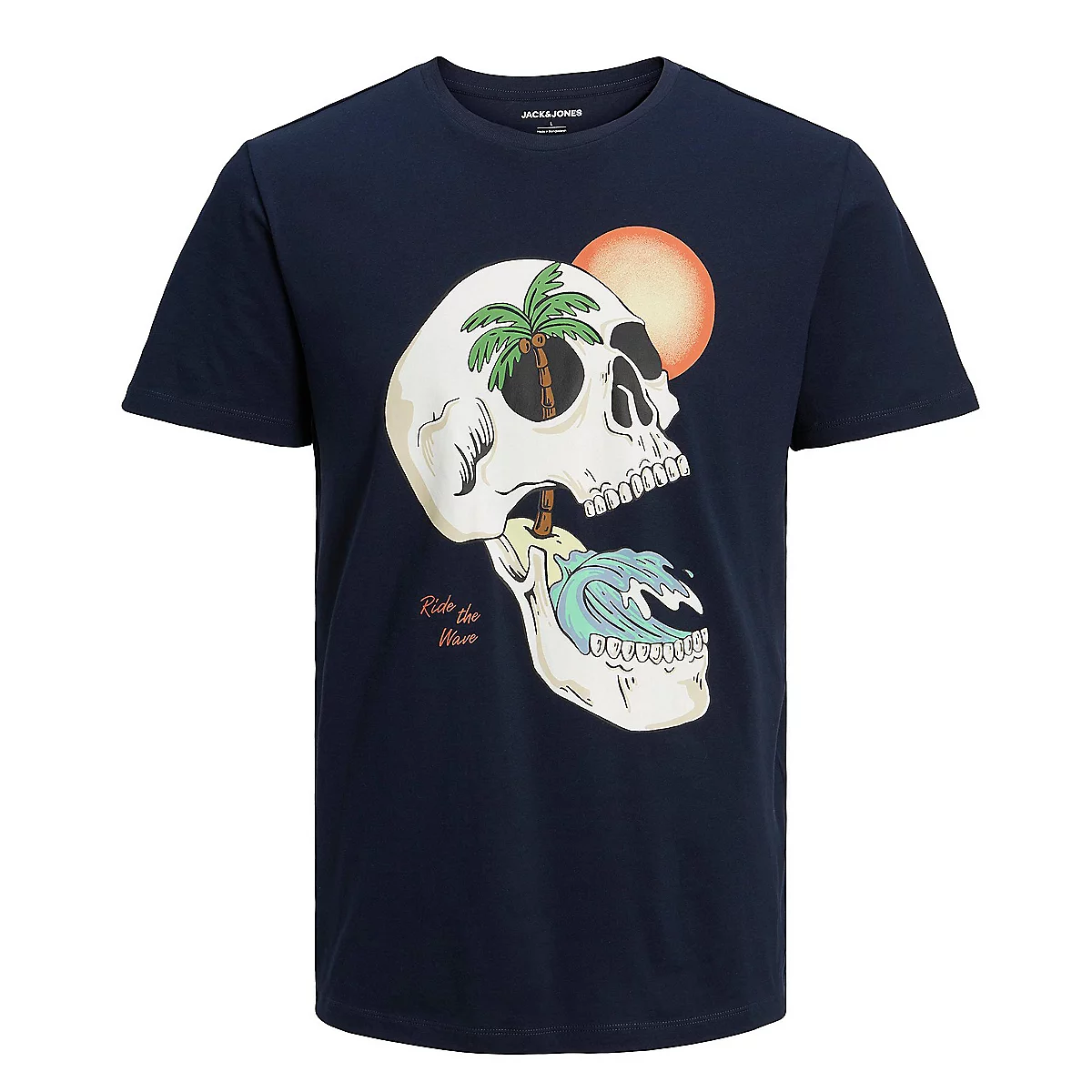 tee-shirt à manches courtes homme jjtidal crew neck