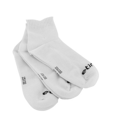 chaussettes adulte quarter - lot de 3