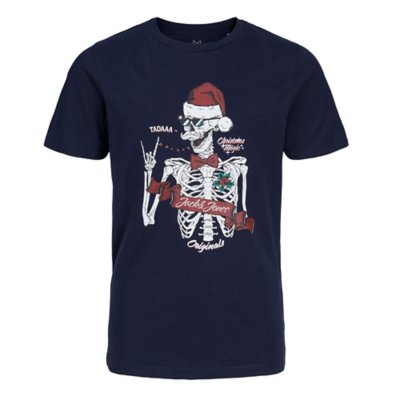 tee-shirt à manches courtes garçon jorclaus ss crew neck xmas jnr