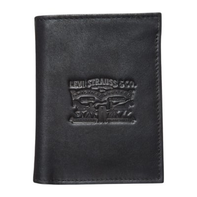 portefeuille vintage two horse vertical coin wal