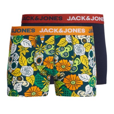 boxer homme jacmexican skulls trunks 2 pack