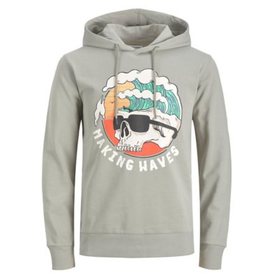 sweatshirt à capuche homme jjtidal