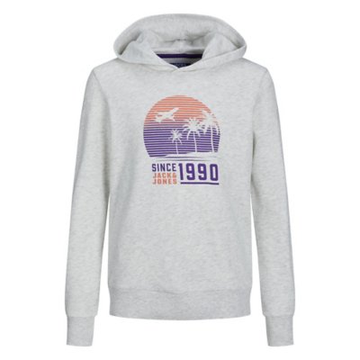 sweatshirt à capuche garçon jjsummer cool
