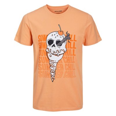 tee-shirt à manches courtes garçon jjtidal crew neck