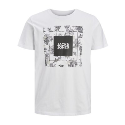 tee-shirt à manches courtes homme jjtropicana box crew neck