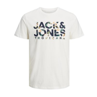 tee-shirt à manches courtes homme jjbecs shape crew neck