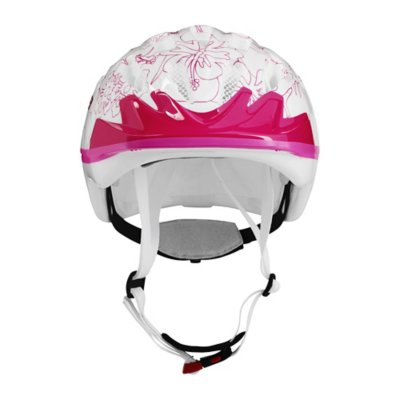 Casque de vélo pour enfant - Rose avec des cœurs - Filles - Casque