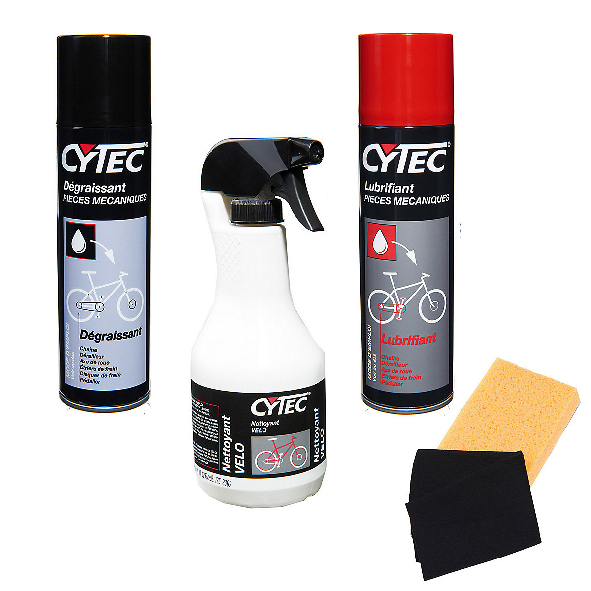 kit d'entretien et de nettoyage pour vélo