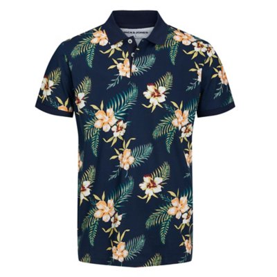 polo à manches courtes homme jjbecs aop ss