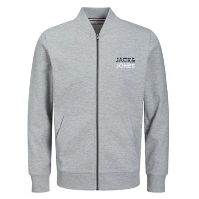 sweatshirt zippé homme jjatlas zip