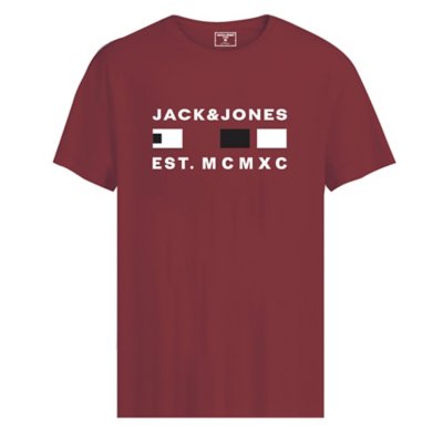 tee-shirt à manches courtes homme jcofreddie ss crew neck fst