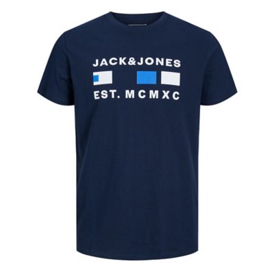 tee-shirt à manches courtes homme jcofreddie ss crew neck fst