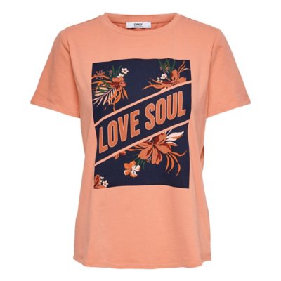 tee-shirt à manches courtes femme onllove soul