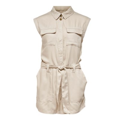 combishort femme onlkenya cap sleeve utility playsui
