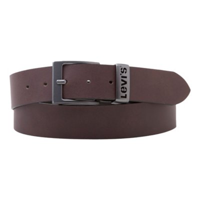 Levi's Ashland, Ceinture cuir noir Homme