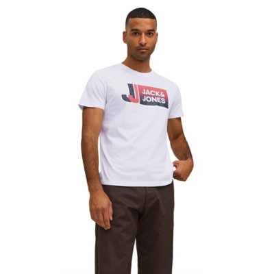 tee-shirt à manches courtes homme jcologan crew neck ss23 sn