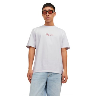 tee-shirt à manches courtes homme jorjoshua emb crew neck
