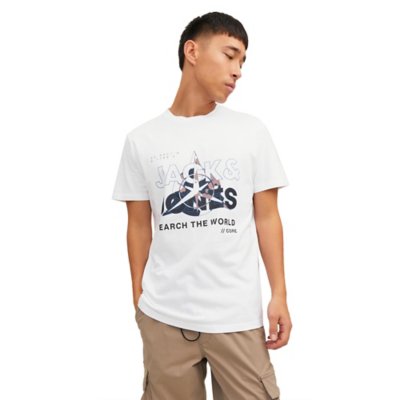 tee-shirt à manches courtes homme jcohunt crew neck
