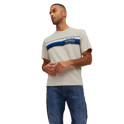 tee-shirt à manches courtes homme jorcodyy crew neck sn